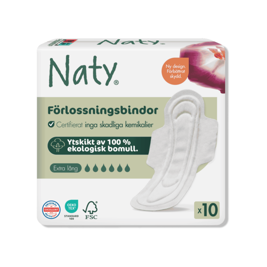 Naty Förlossningsbindor 10 st