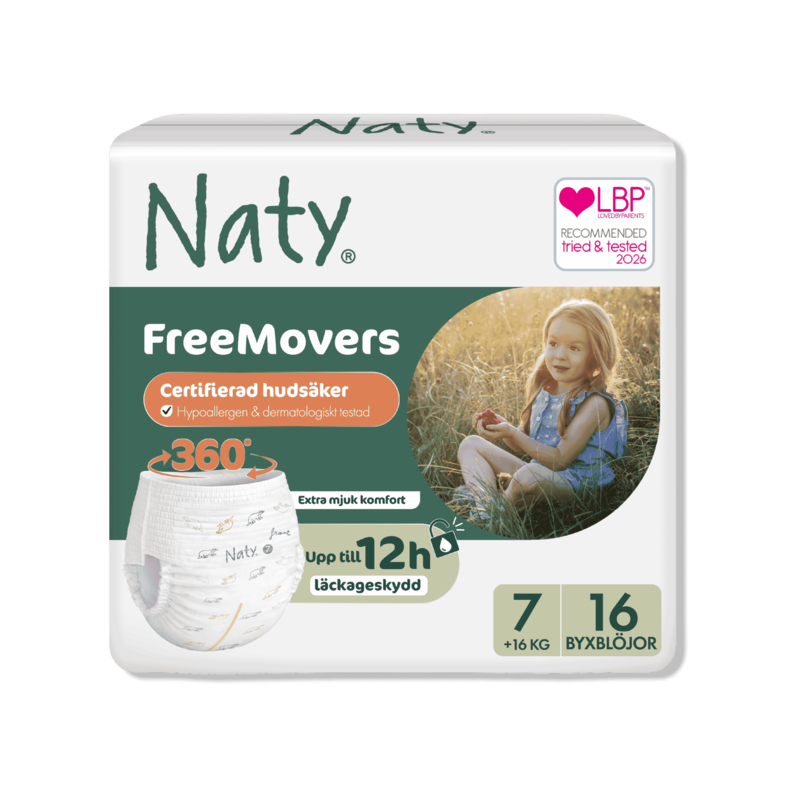 Naty Byxblöjor stl 7 16 st