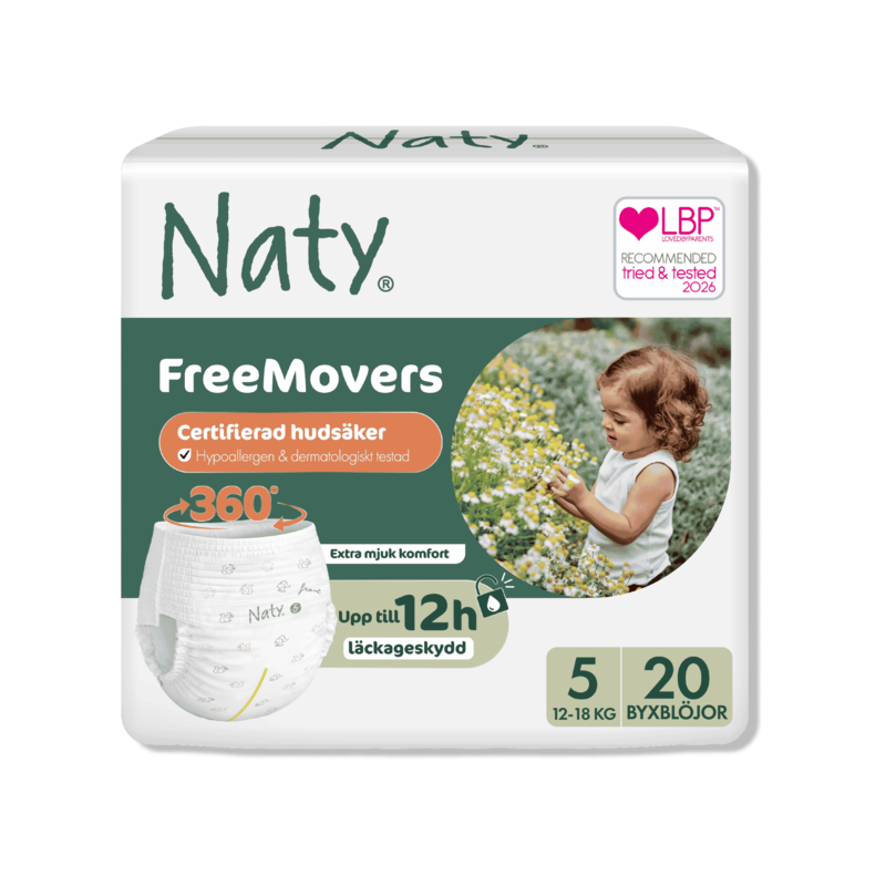 Naty Byxblöjor Storlek 5 (12-18 kg) 20 st