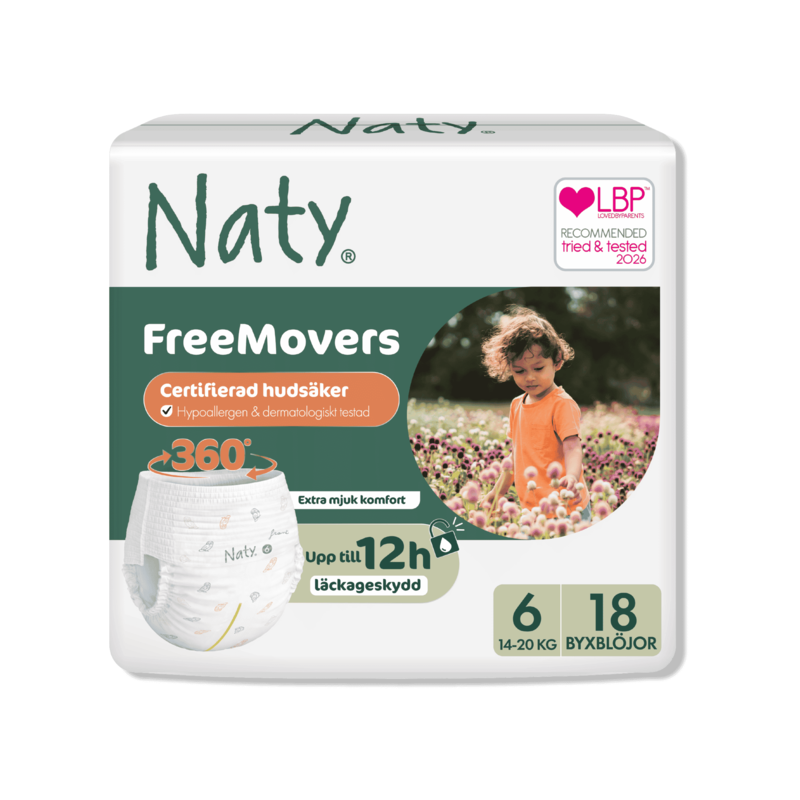 Naty Byxblöjor Storlek 6 (16+ kg) 18 st