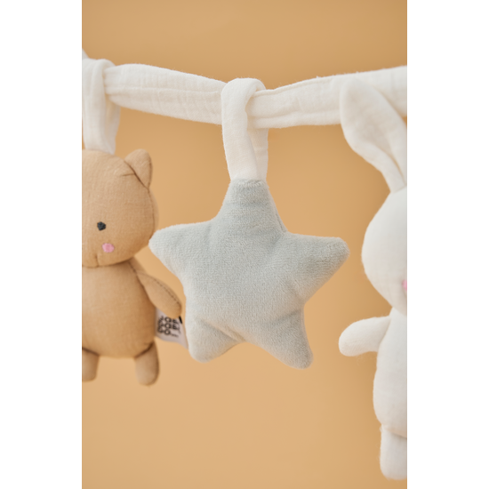 Jabadabado Barnvagnshänge Teddy & Bunny