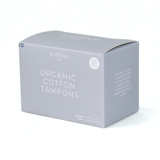 Siréne Care Bomullstamponger Normal & Heavy 12 + 10 st