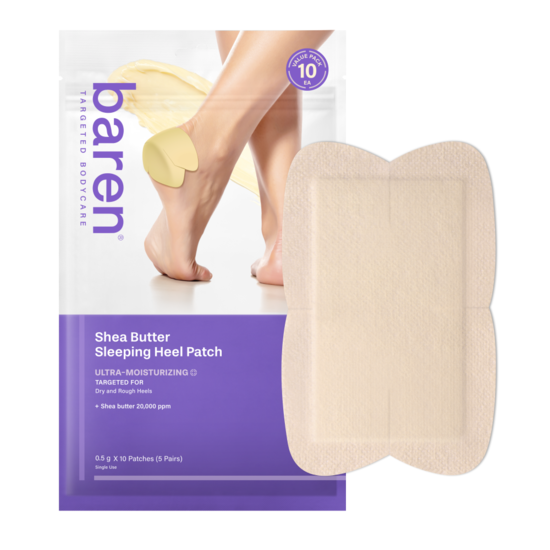 BAREN Shea Butter Sleeping Heel Patch 10 st