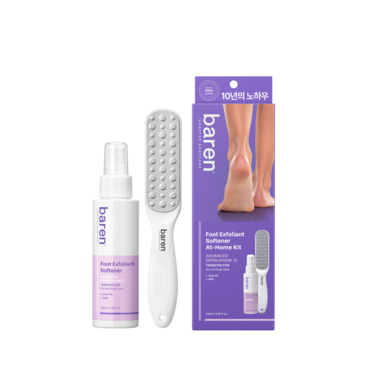 BAREN Foot Exfoliant Softener At Home Kit