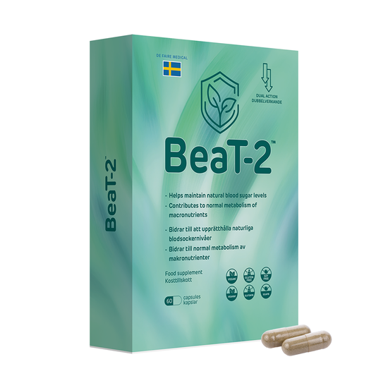 BeaT-2 Blood Sugar Support 60 kapslar