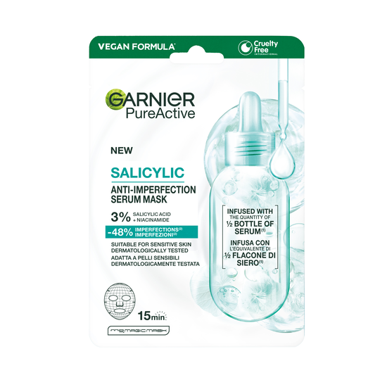 Garnier PureActive Salicylic Serummask 28 g