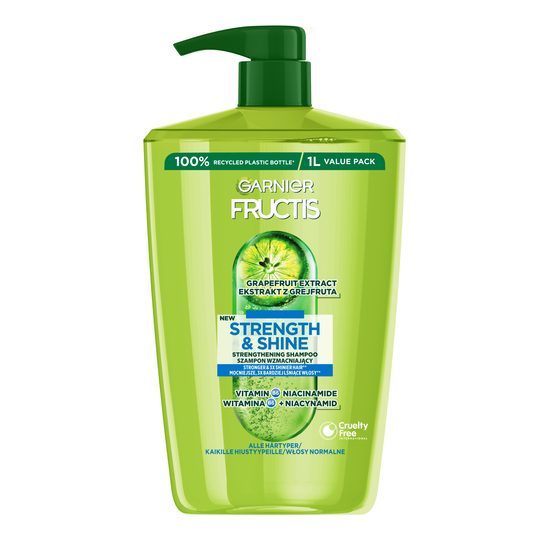 Garnier Fructis Strength & Shine Schampo 1000 ml