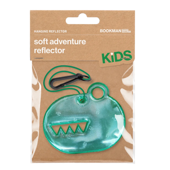 Bookman Urban Visibility Hanging Reflectors Dinosaur Green