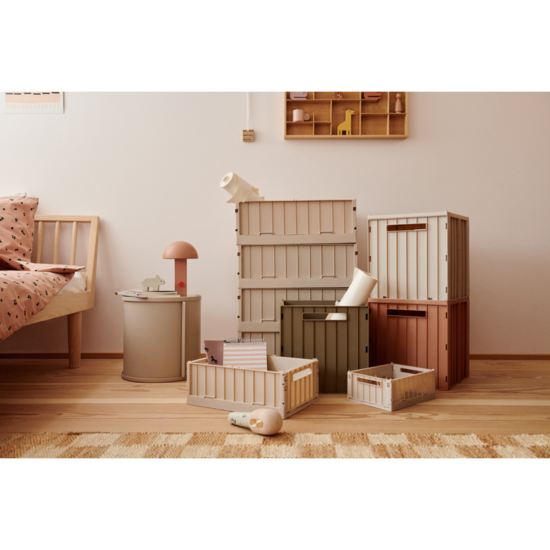 LIEWOOD Weston Förvaringslåda S Sandy 2-pack