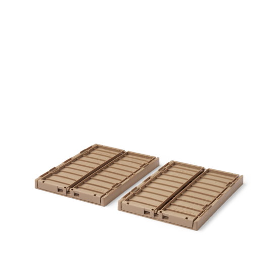 LIEWOOD Weston Förvaringslåda S Oat 2-pack