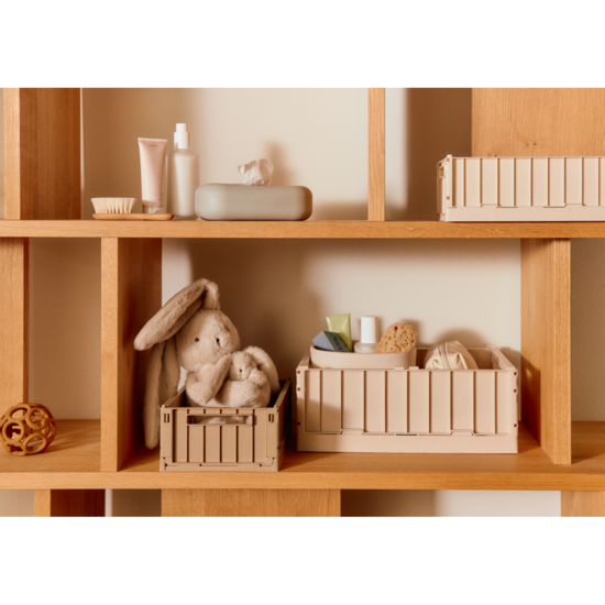 LIEWOOD Weston Förvaringslåda S Oat 2-pack