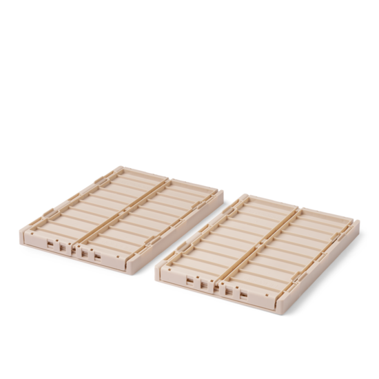 LIEWOOD Weston Förvaringslåda M Sandy 2-pack