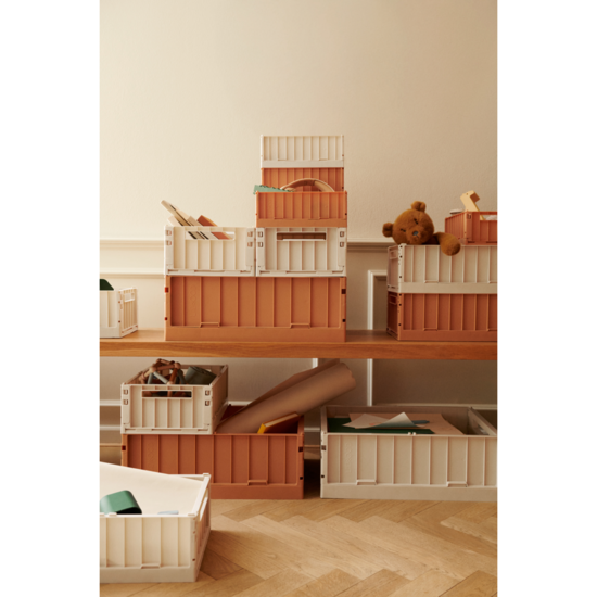 LIEWOOD Weston Förvaringslåda M Sandy 2-pack