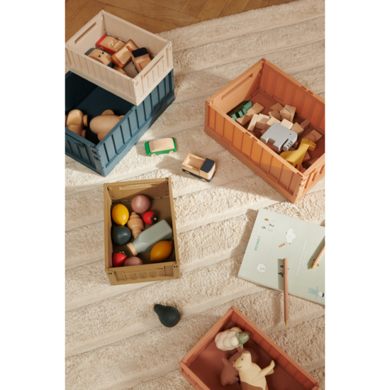 LIEWOOD Weston Förvaringslåda M Sandy 2-pack