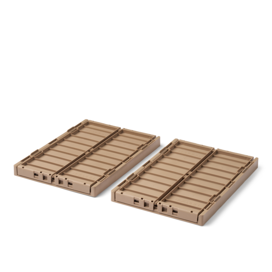 LIEWOOD Weston Förvaringslåda M Oat 2-pack