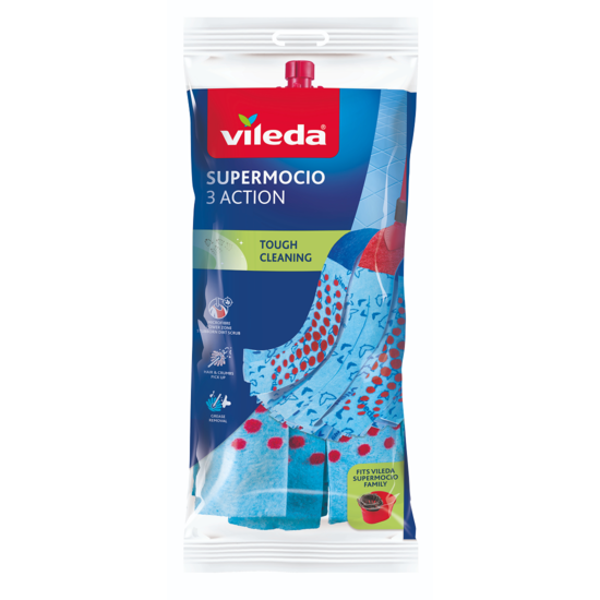 Vileda SuperMocio 3Action Microfibre Mopp Refill