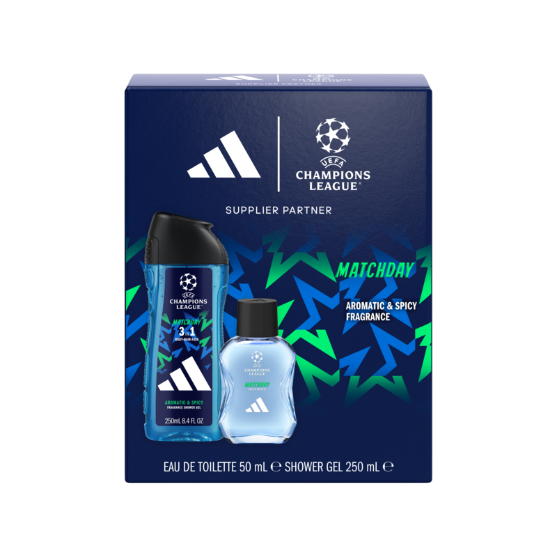 Adidas Gift Set UEFA Match Day EdP 50 ml + Shower Gel 250 ml