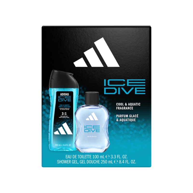Adidas Gift Set Ice Dive EdT 100 ml + Shower Gel 250 ml