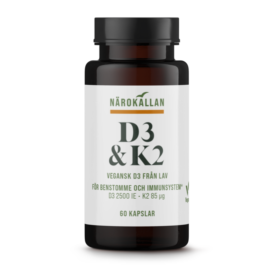 Närokällan D3 & K2 60 kapslar