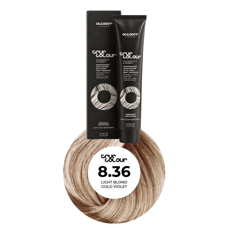 October Stockholm True Colour 8.36 Light Blond Gold Rose