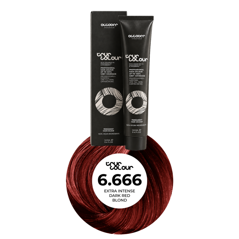 October Stockholm True Colour 6.666 Extra Intense Dark Red Blond
