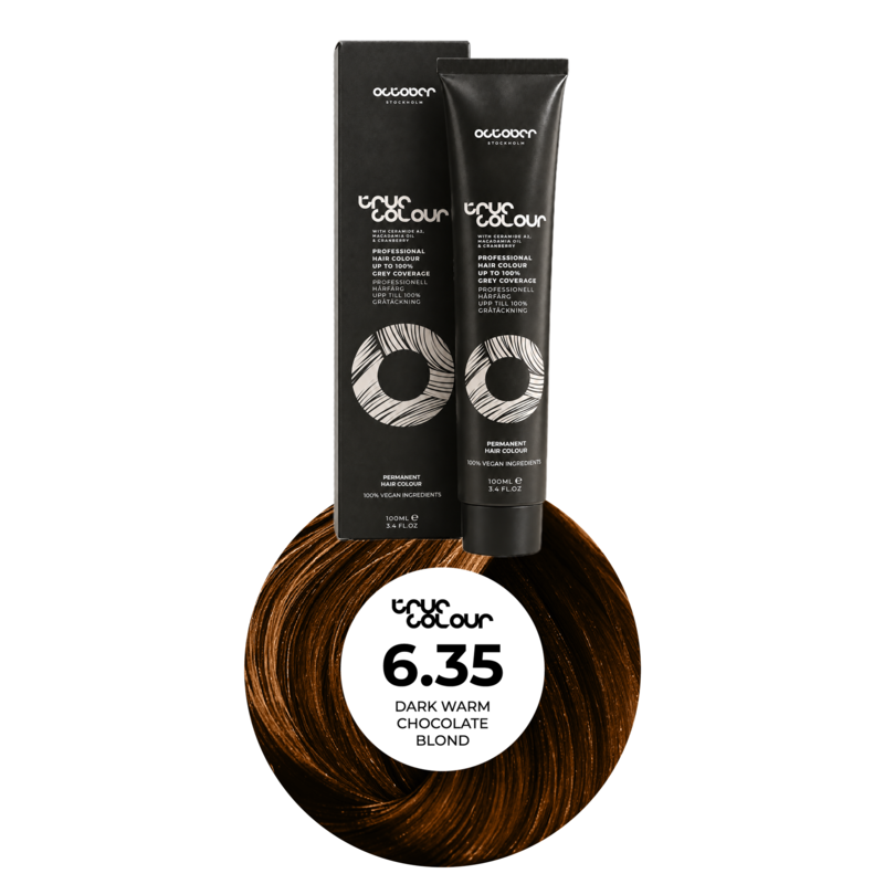 October Stockholm True Colour 6.35 Dark Warm Chocolate Blond