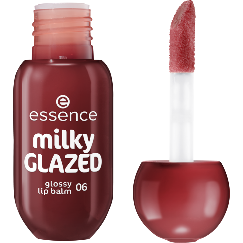 essence Milky Glazed Glossy Lip Balm 06 Cherry on Top 4 ml