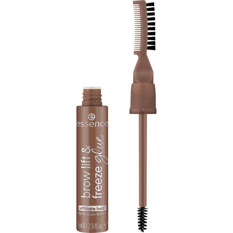 essence Brow Lift & Freeze Glue 03 Medium Brown 7 ml