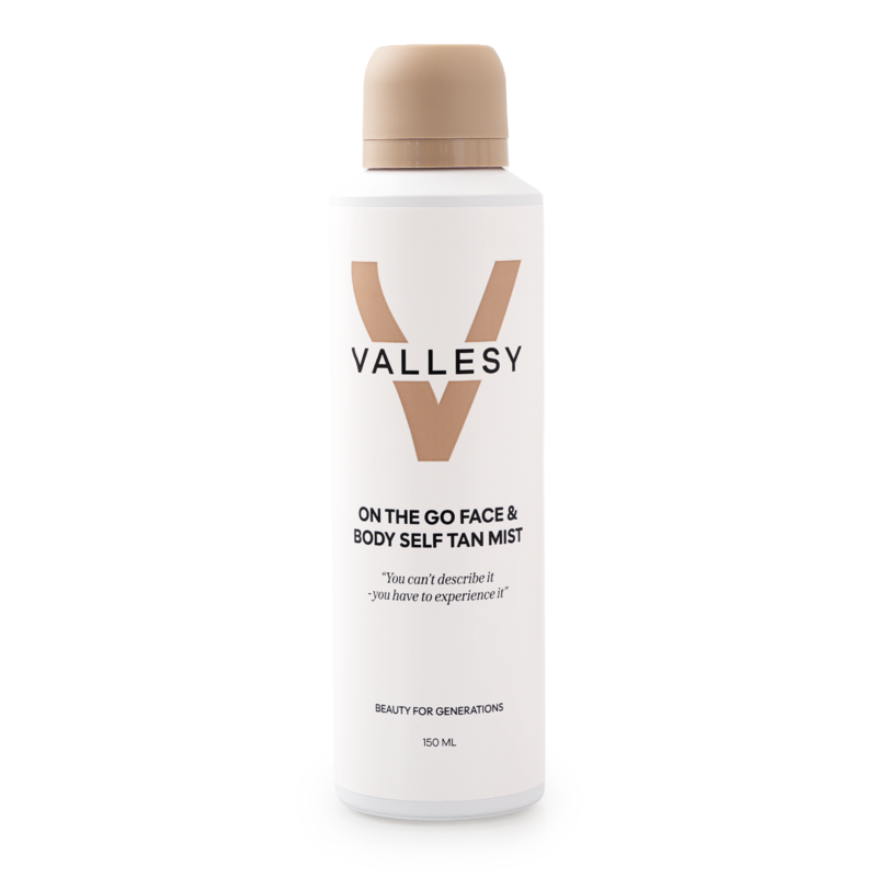 Vallesy On The Go Face & Body Self Tan Face Mist  150 ml
