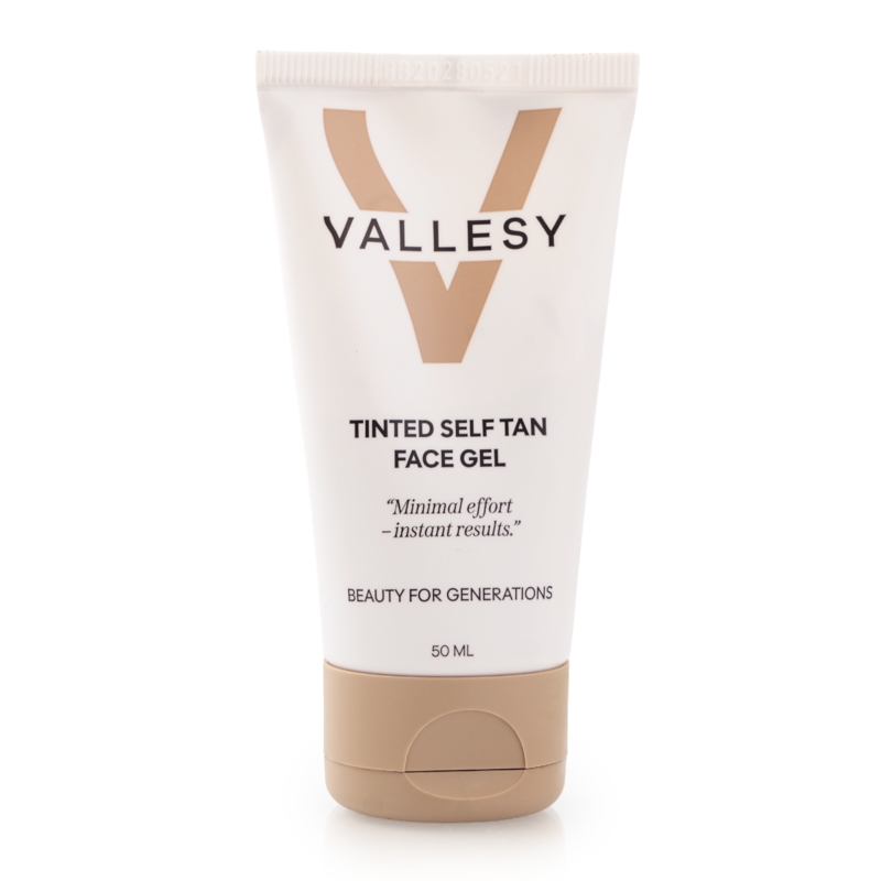 Vallesy Tinted Self Tan Face Gel 50 ml