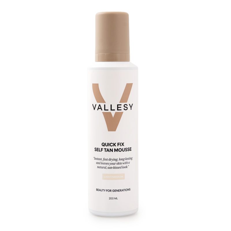 Vallesy Quick Fix Self Tan Mousse Medium/Dark  200 ml