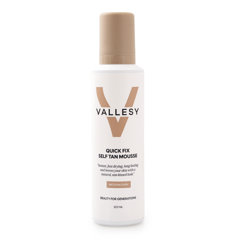 Vallesy Quick Fix Self Tan Mousse Light/Medium 200 ml