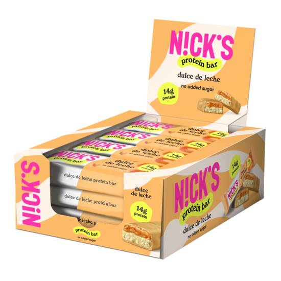 Nicks Protein Bar Dulce de Leche 50 g 12-pack