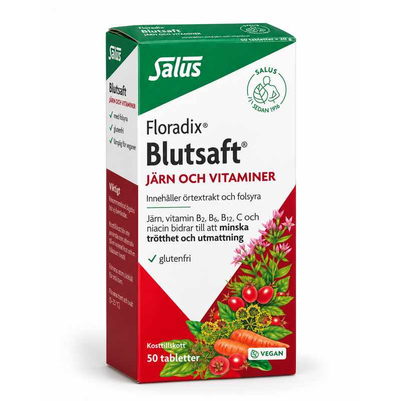 Salus Floradix Blutsaft 50 tabletter