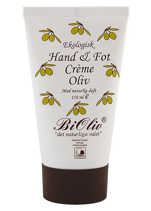 BiOliv Hand & Fotcreme Olivolja 150 ml