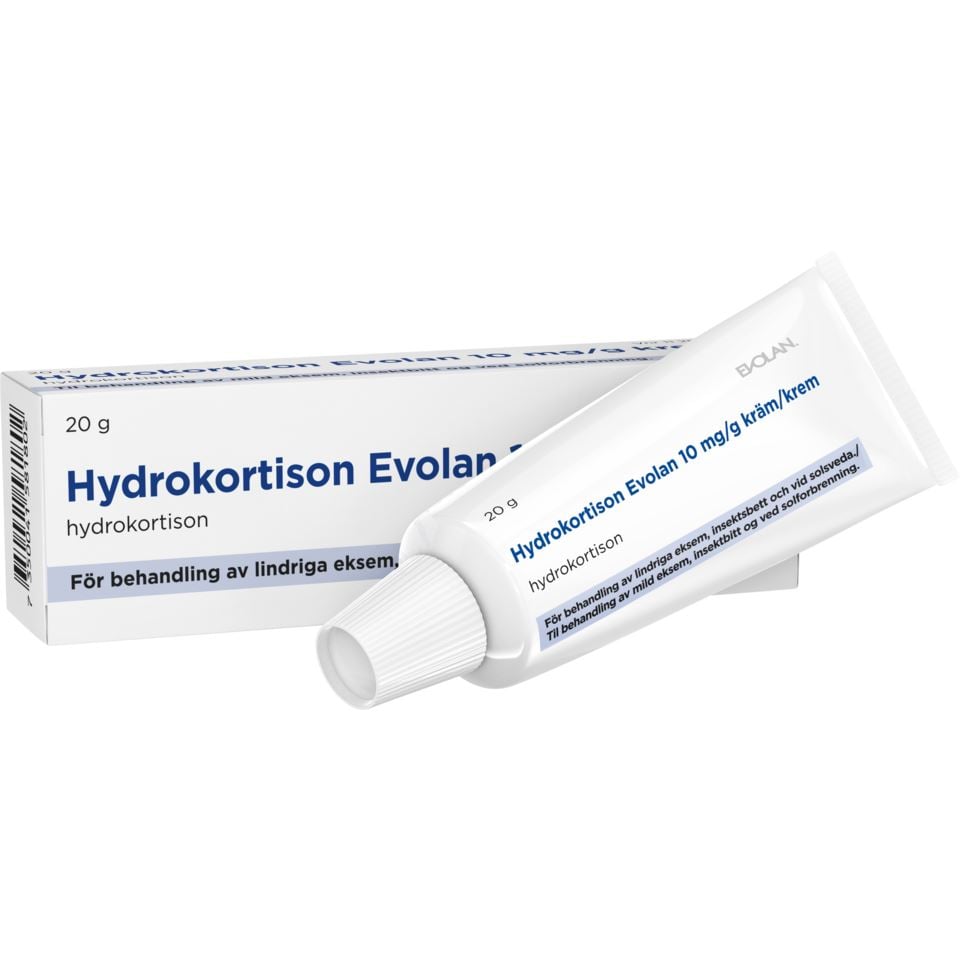 Hydrokortison Evolan kräm 10 mg/g 20 g