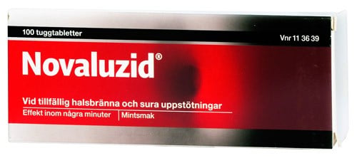 Novaluzid, tuggtablett 100 st