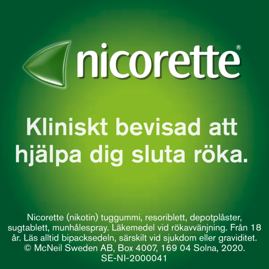 Nicorette Pepparmint, komprimerad sugtablett 2 mg 4 x 20 st