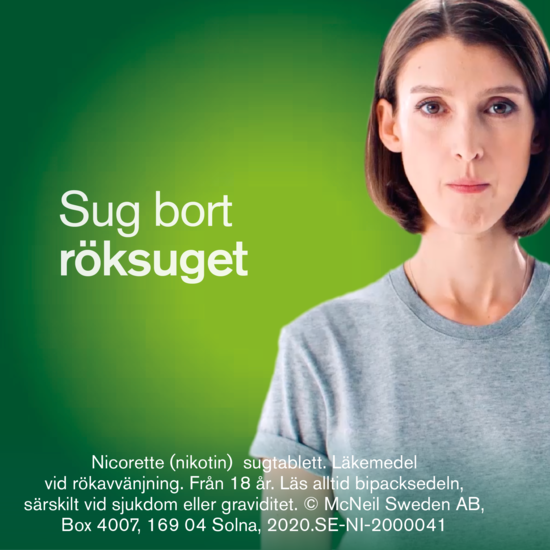 Nicorette Pepparmint, komprimerad sugtablett 2 mg 4 x 20 st