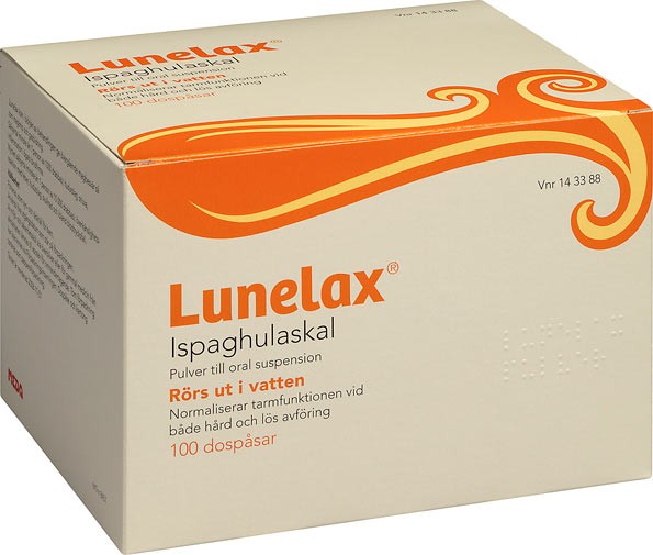 Lunelax, pulver till oral suspension, dospåse 100 st