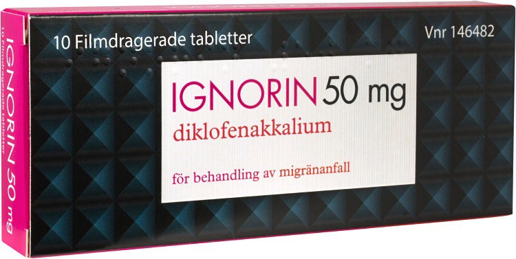 Ignorin, filmdragerad tablett 50 mg 10 st