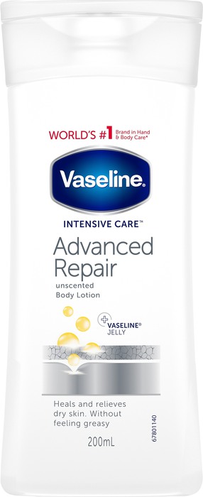 Vaseline Intensive Care Advanced Repair Fragrance Free Lotion 200 ml