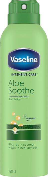 Vaseline Aloe Soothe Spray Moisturiser 190 ml