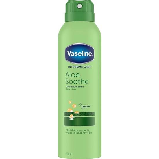 Vaseline Aloe Soothe Spray Moisturiser 190 ml