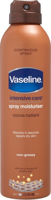 Vaseline Cocoa Radiant Spray Moisturiser 190 ml