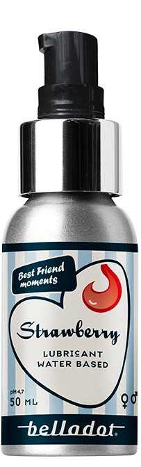 Belladot Glidmedel Strawberry vattenbaserat 50 ml