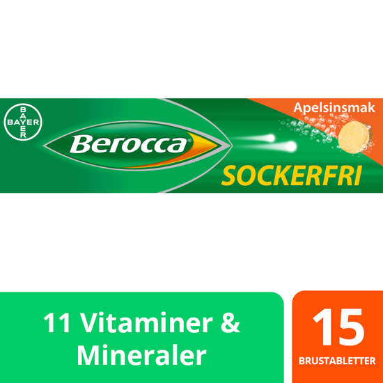 Berocca Performance Apelsin 15 brustabletter