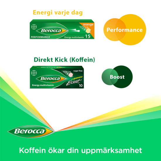 Berocca Performance Apelsin 15 brustabletter