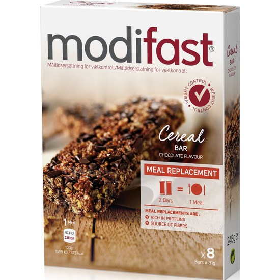 Modifast Cereal Bar Choklad 8 st