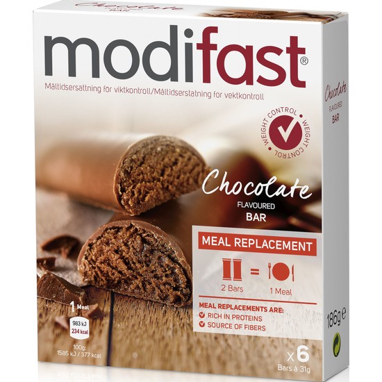 Modifast Bar Choklad 6 st